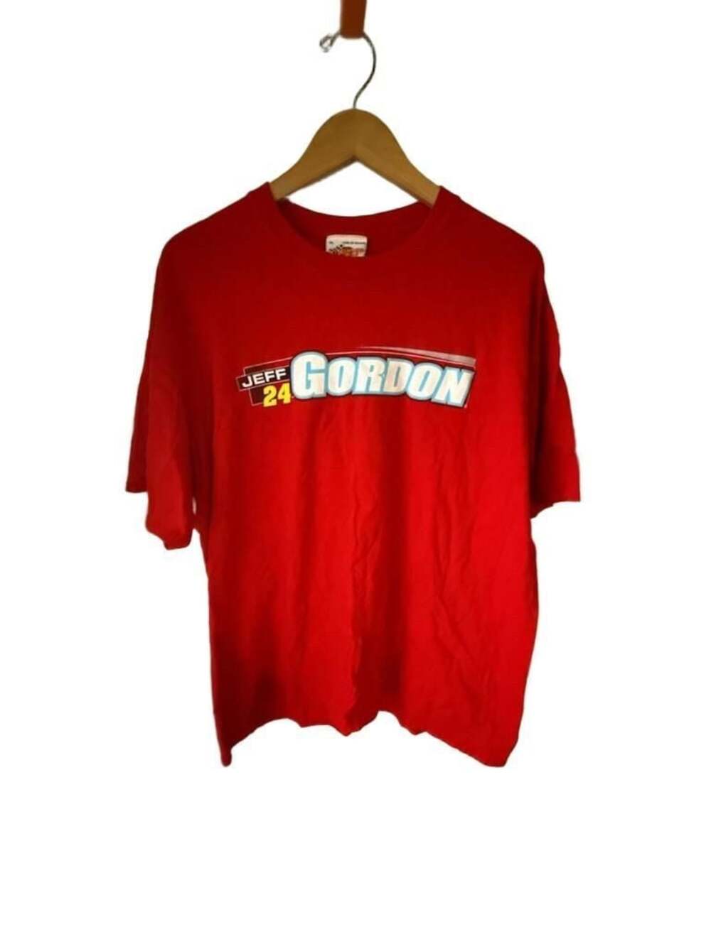 Winners Circle Jeff Gordon #24 DuPont Motorsports NASCAR Red T-Shirt Size XL